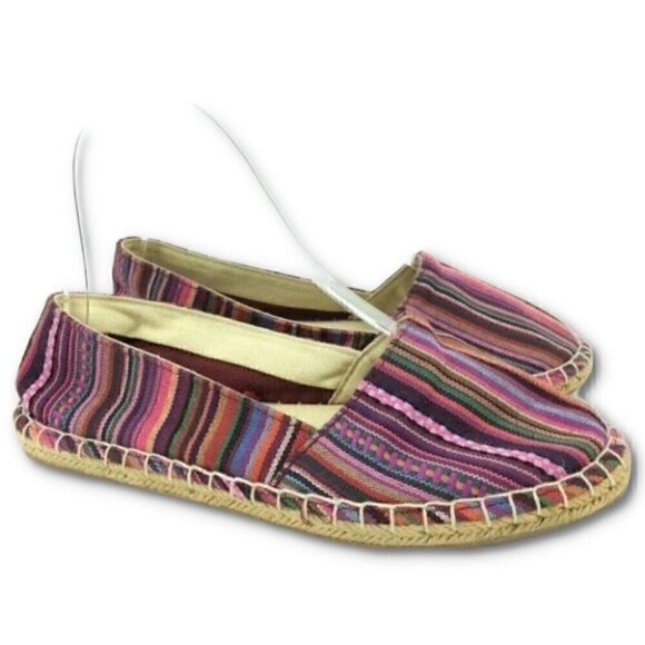 Charlotte Russe Flats Size 6 Slip On Espadrilles - Picture 1 of 9